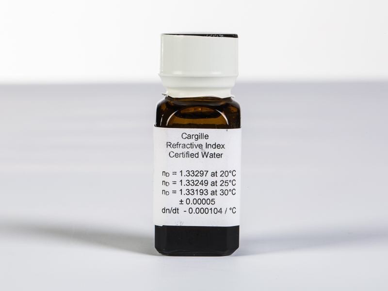 Refractive Index Certified Water