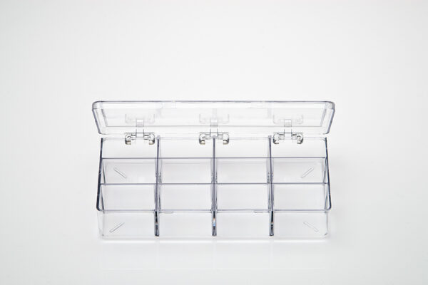 12 Compartment Rectangular - Partitioned - Snap-Lock Lid